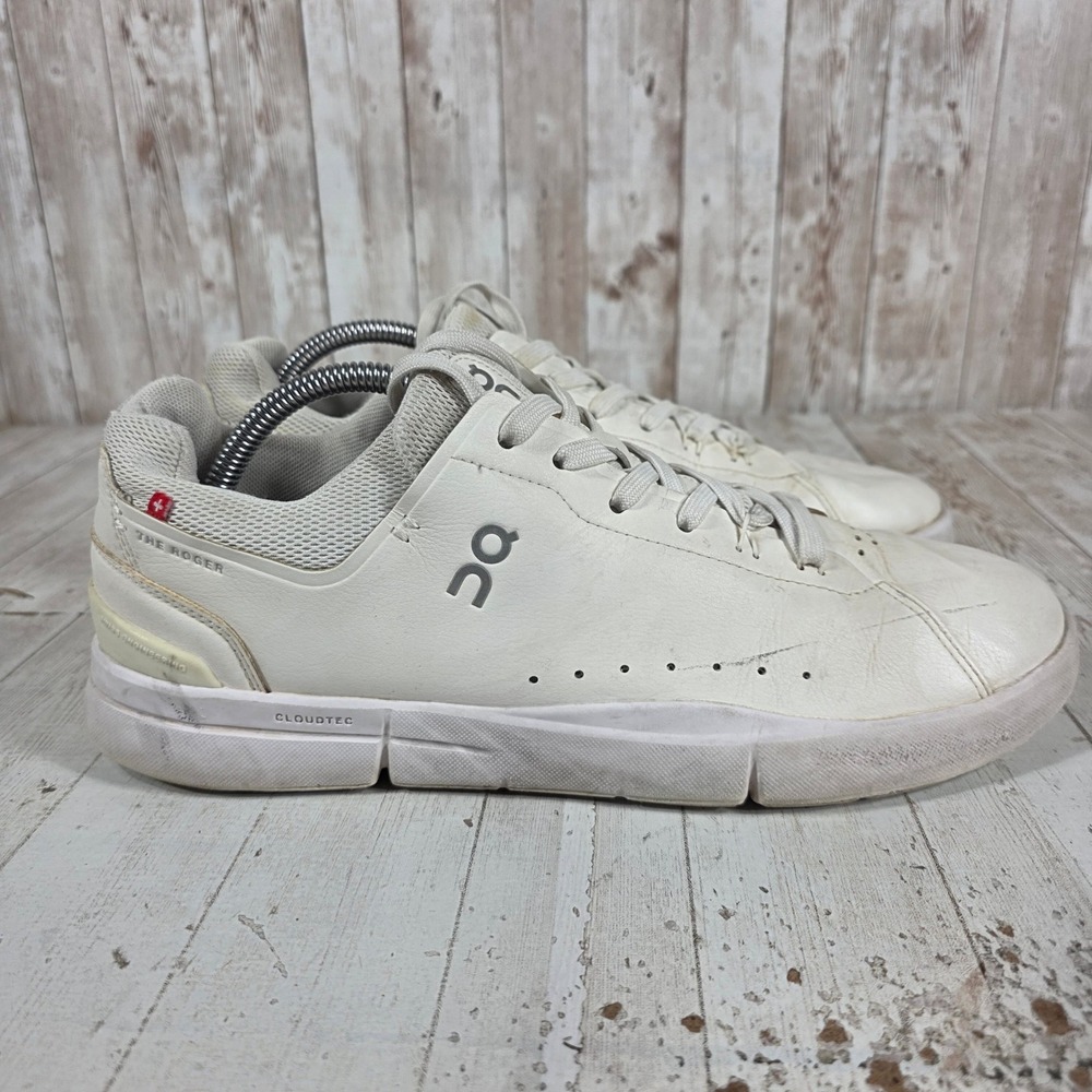 On Running The Roger Advantage Mens White Tennis Sneakers 48.99456 US 10